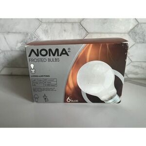 Noma Frosted Pack Of 6 Bulbs 60w‎ Old Stock Non LED
